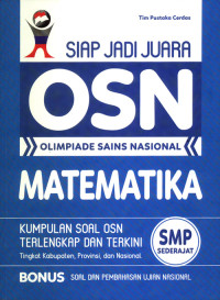 Image of Siap jadi juara olimpiade sains nasional : matematika SMP